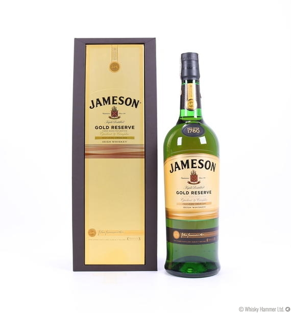 Jameson Gold Reserve Irish Whiskey, Jameson Gold Reserve is a triple distilled blend of rich pot still and grain whiskeys.