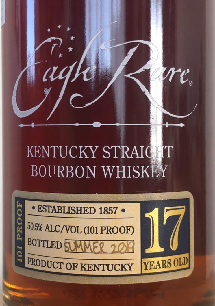 Eagle Rare 17 Years is one of the five bourbons included in the award-winning Buffalo Trace Collection only available in small quantities