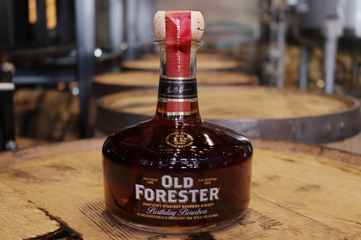 Old Forester single barrel. Birthday Bourbon 2021. The 2021 release is from 12-year-old barrels and presented at 104 proof