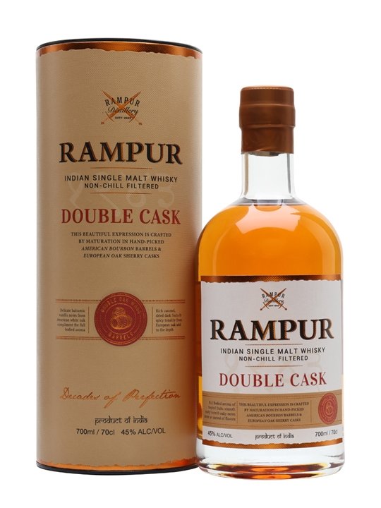 Rampur Select Indian Single Malt Whisky, Rampur Select Indian Single Malt Whisky Non-Chill Filtered, All round balanced taste with malty & creamy vanilla.