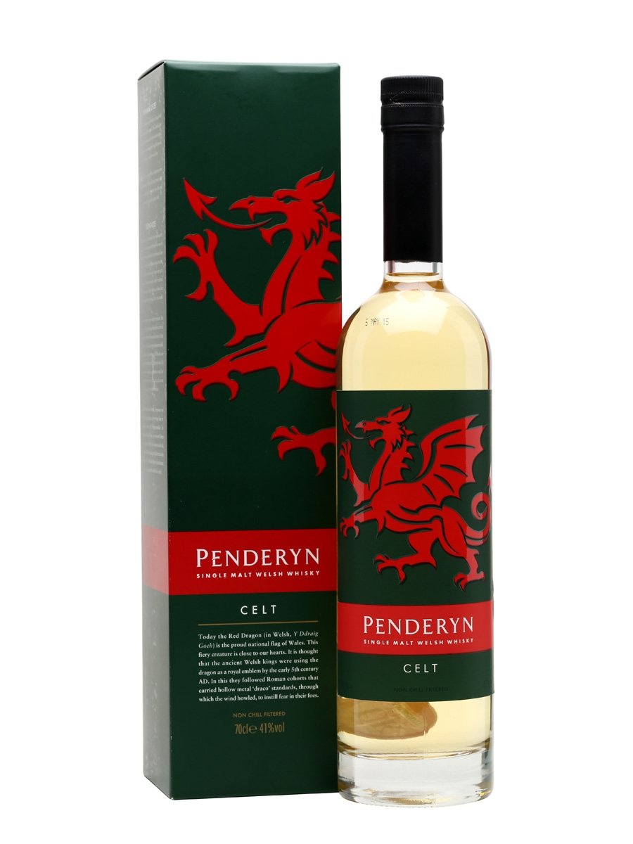 Penderyn Celt Welsh Whisky, This is the Penderyn Celt, which enjoys a finishing period in peated casks, resulting in a subtle,