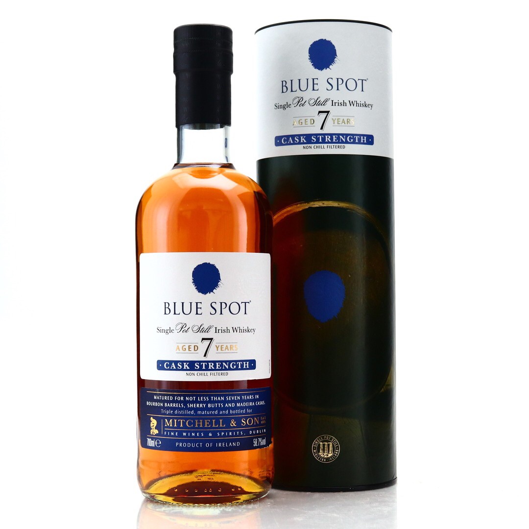 Blue Spot Cask Strength 7 Year Old Irish Whiskey, Irish Distillers and Mitchells & Sons, Blue Spot 7 Year Old Cask Strength