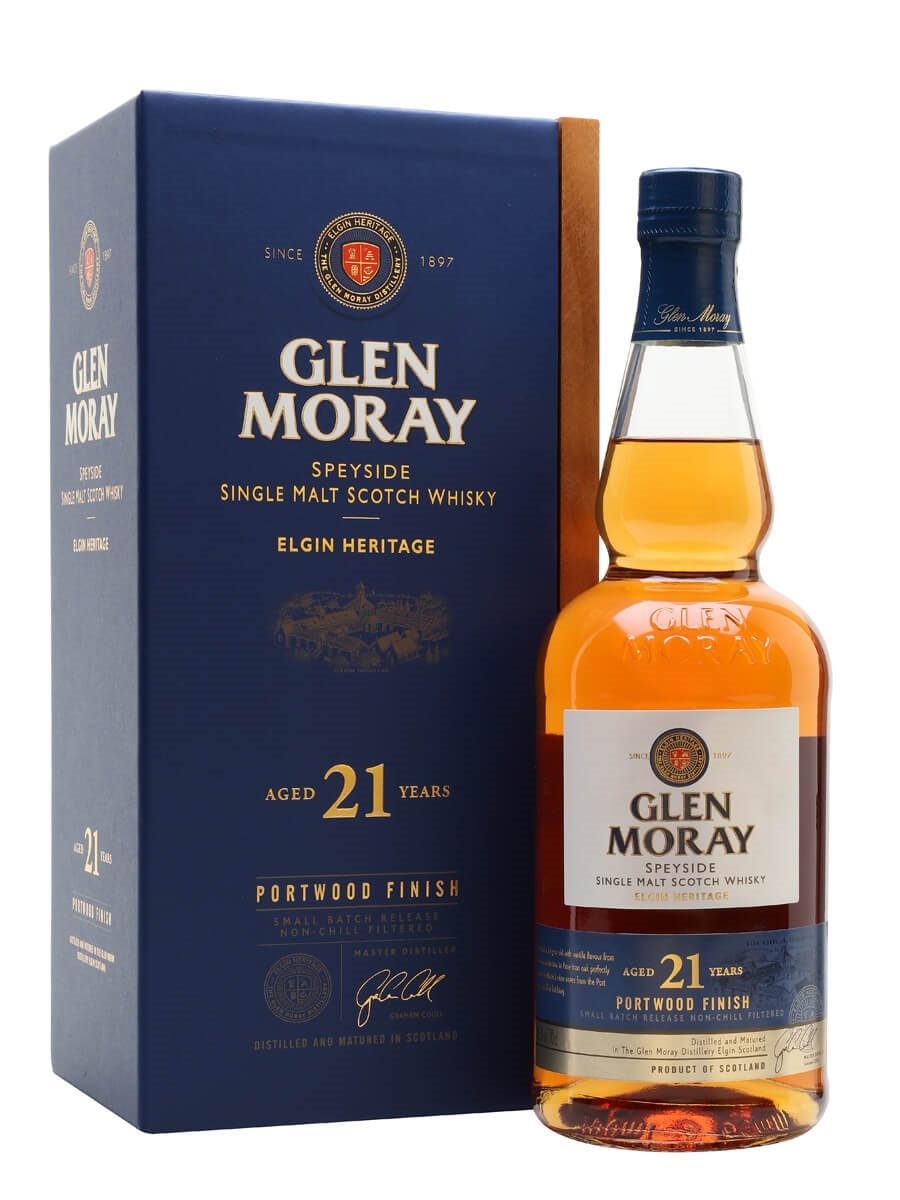 Glen Moray 21 Years Port Wood Single Malt Whisky