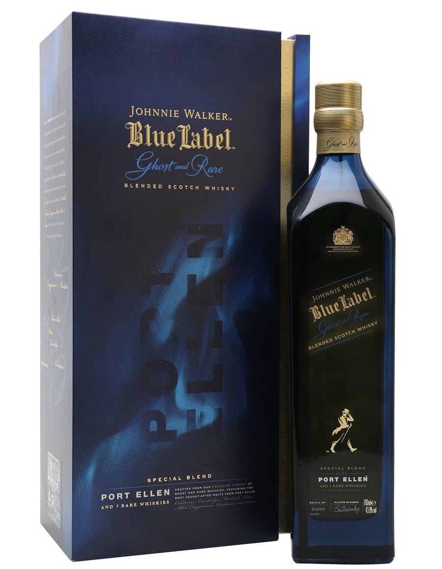 Johnnie Walker Blue Label Ghost and Rare Port Ellen, blue label johnnie walker, johnnie walker blue label price.