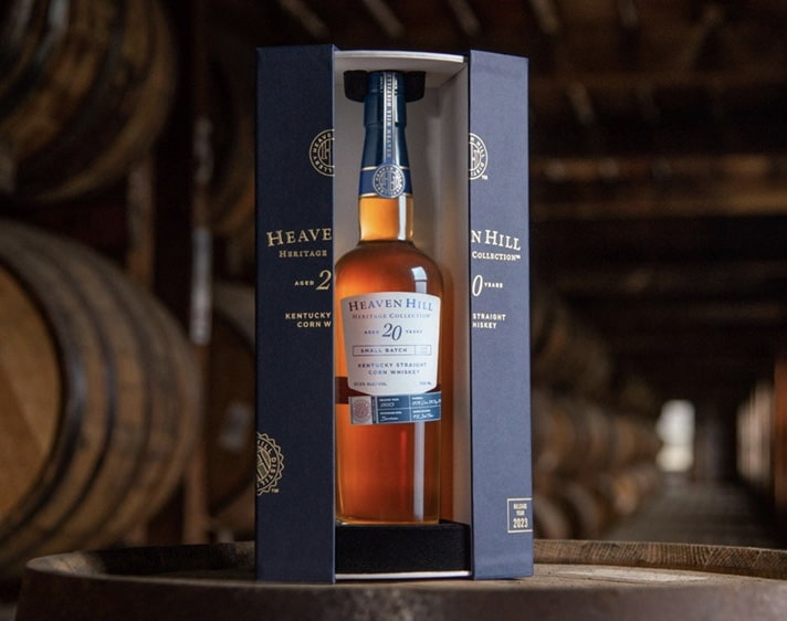 Heaven Hill Releasing A 20 Year Kentucky Straight Corn Whiskey, Heaven Hill Heritage Collection 20-Year-Old Kentucky Straight Corn Whiskey.